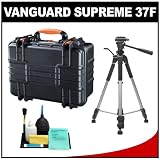 Vanguard Supreme 37F Heavy Duty Waterproof, Airtight & Dustproof Professional Hard Case with Foam Interior + Tripod for Digital SLR Cameras