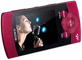 Sony NWZS545R S Series 16GB Walkman with Built-In Stereo Speakers - Red