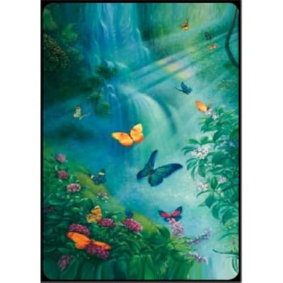 Bridge Score Pad - Butterflies in the Mist - 50pages - 3.5 x 5.5 - Pack of 3