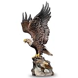IMAGE OF Collectible Eagle Art Sculpture: Canyon Guardian by The Bradford Exchange