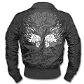 Alpha Industries Jacke Air Race Burning Skull schwarz