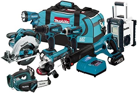 Makita LXT702 18-Volt LXT Lith-Ion 7-Piece Combo Kit with LXCU01Z 18V Chain Saw