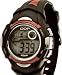 DDP - 4001903 - Montre Enfant - Quartz analogique - Bracelet en Plastique noir et rouge