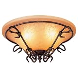 Monte Carlo MC16TB-L Wrought Iron Bowl, Tuscan Bronze Finish