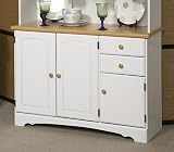 Buffet in White/Maple - Kitchen Essentials - New Visions by Lane - 394-142