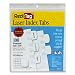 Redi-Tag Printable Laser Index Tabs, 1.125 Inches, White, 100 per Pack (33117)