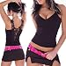 Dark Young Fashion Tattoo Necktop Spitzen R&uuml;cken Gr. 34-38 , Schwarz
