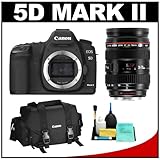 Canon EOS 5D Mark II Full-Frame Digital SLR Camera + EF 24-70mm f/2.8L USM  ....