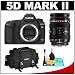Canon EOS 5D Mark II Full-Frame Digital SLR Camera + EF 24-70mm f/2.8L USM Lens + Case + Cleaning Kit