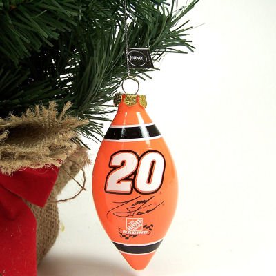 Buy TONY STEWART OFFICIAL TEARDROP GLASS CHRISTMAS ORNAMENT by Forever Collectibles