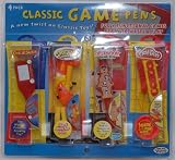 Classic Game Pens 4 Pack: Fully Functional Etch A Sketch, Nerf Dart Blaster, Operation, and Play-Doh Game Pens - Great Gift!