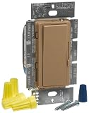 Lutron DVSC-603P-MS Diva 600W 3-Way Dimmer Mocha Stone