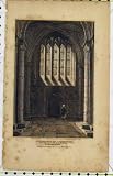 View South Aisle Nave Peterborough Cathedral 1809
