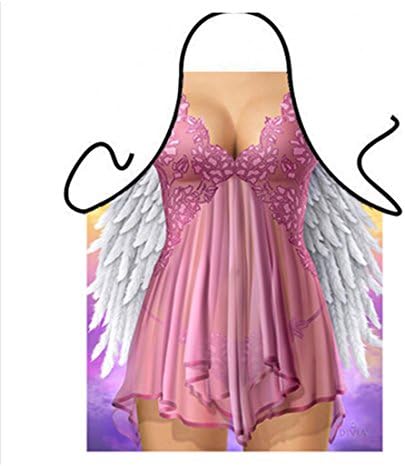 Angel Cute Pattern Home Apron For Ladies