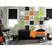 Brewster Go Retro Orange Dot Wall Pops, Set of 5 Stickers