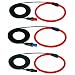 AEMC 193-24 3-Piece Color-Coded 6500A AmpFlex Sensor Set for AEMC Power Quality Instruments, 24" Length