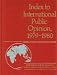 Book Index to International Public Opinion, 1979-1980 (Index to International Public Opinion)