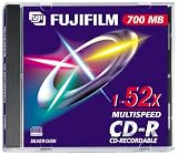 Fuji CD-R Rohlinge 80min 700MB 52x 10er Pack Jewel Case