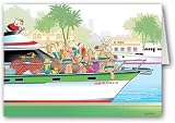 Santa’s Yacht Christmas Card – Boating