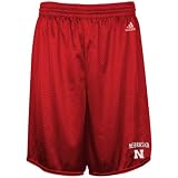 adidas Nebraska Cornhuskers Red Basic Mesh Shorts