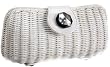 Magid Wicker Stone Clutch