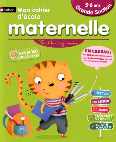 Mon cahier d'école maternelle Grande Section