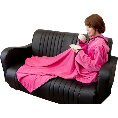 mofua(モフア) クッションにもなる スーパーマイクロファイバー ガウンケット ローズピンク 22210079