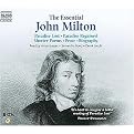 The Essential Milton (Paradise Lost, Paradise Regained, Shorter Poems, Prose, Biography) (Unabridged) (Compact Disc)