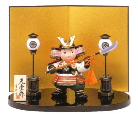 Cover image : 錦彩若武者(なぎなた)<br>(陶器/五月人形)