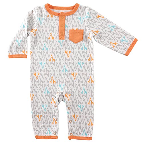 Yoga Sprout Unisex-Baby Giraffe Collection Union Suit, Giraffe, 3-6 M