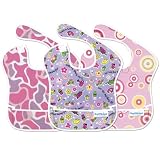 Bumkins SuperBib 3 Pack Girls