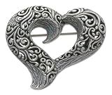 Brooch, 'Special Heart' 2 W 1 L