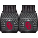 FANMATS NCAA University of Oklahoma Sooners Vinyl Heavy Duty Car Mat