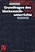 Books : Grundfragen des Mathematikunterrichts
