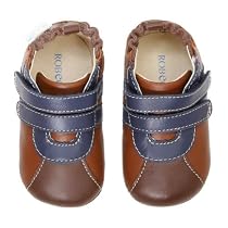 Robeez Tredz Toddler Boy Shoes Dylan H&l Brown