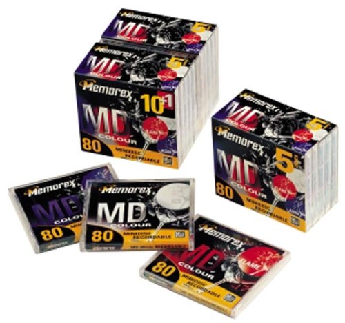 Buy Memorex MiniDisc Colour 80Min 5 Pack online at Discounted New and Used prices. Delivered to your door with Childrens Toyshop.com