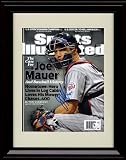 Framed Joe Mauer Autograph Print - Minnesota Twins - 6/29/2009