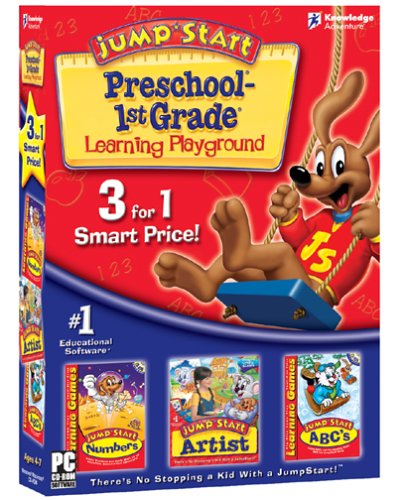 JumpStart Preschool-1st Grade Learning Playground (Numbers - Artist - ABC's)