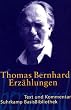 Erz�hlungen: Text und Kommentar (Suhrkamp BasisBibliothek)