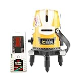 恒昌光電 8ライン レーザー墨出し器+受光器セット HCR05-8 4垂直・360°水平 ８方向 墨出し器 水平器 フルライン測定器 MP-QDX8