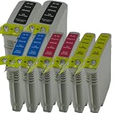 Sophia Global Compatible Ink Cartridge Replacement for HP 10 (2 Black, 2 Cyan, 2 Magenta, 2 Yellow)