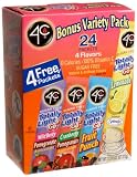 4C Totally Light To Go Bonus Variety Pack, 4 Flavors, 24-Count Boxes (Pack of 3)