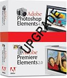 Adobe Photoshop Elements 4.0 plus Adobe Premiere Elements 2.0 - Upgrade package - 1 user - CD - Win - German