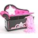 Levels of Discovery A Star Is Born Toy Box Couch- Pink/ Black/ White