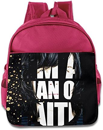Poursoi Onision I Am A Man Of Faith Kid's School Backpack Pink