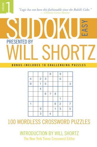 Cover image : Sudoku Easy: Presented by Will Shortz 100 Wordless Crossword Puzzles