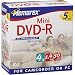 Memorex 1.4GB 4x 3 Pocket DVD-R Media (5-Pack)