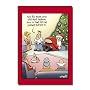 Exhibit A - Box of of 12 Humorous Cartoon Christmas Cards & Envelopes