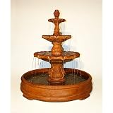 Henri Studio Classical Finial Fountain in Grando Pool - Aged Iron