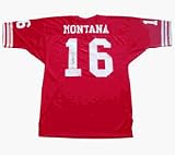 Joe Montana, San Francisco 49ers Autographed Authentic Old Style Throwback Football Jersey